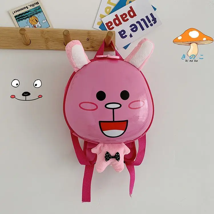Wholesale Kindergarten Anti-lost Children's School Bag Summer Baby Small Backpack Boys and Girls Cartoon Eggshell Backpack