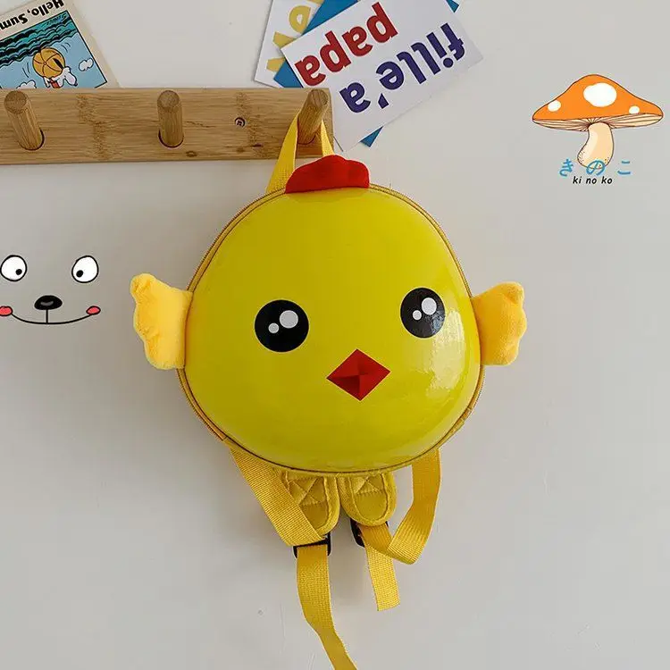 Wholesale Kindergarten Anti-lost Children's School Bag Summer Baby Small Backpack Boys and Girls Cartoon Eggshell Backpack