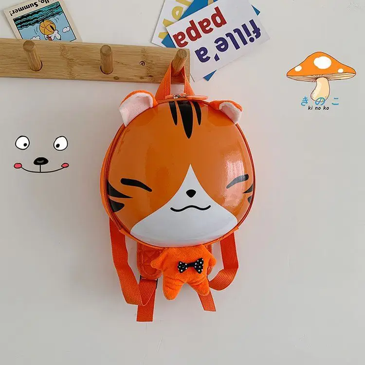 Wholesale Kindergarten Anti-lost Children's School Bag Summer Baby Small Backpack Boys and Girls Cartoon Eggshell Backpack