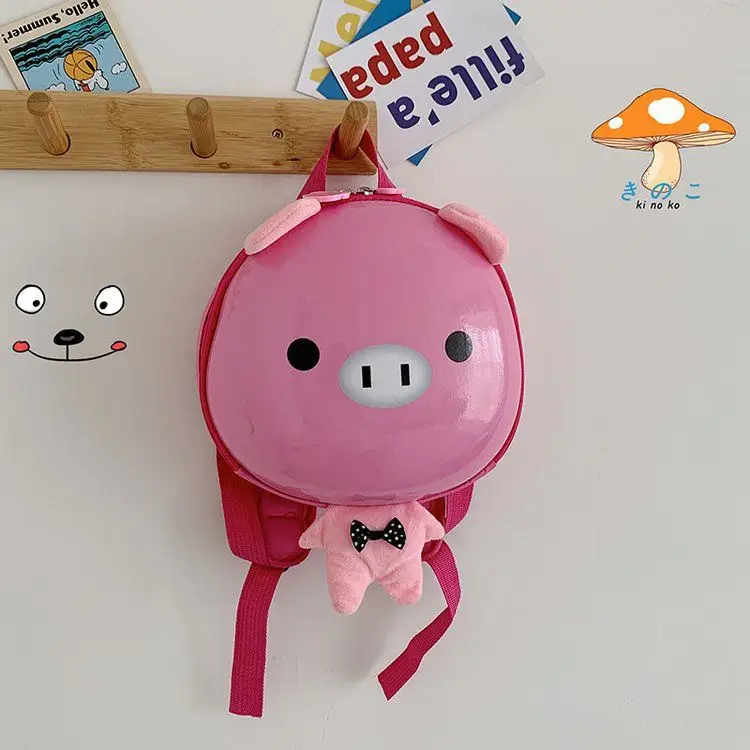 Wholesale Kindergarten Anti-lost Children's School Bag Summer Baby Small Backpack Boys and Girls Cartoon Eggshell Backpack