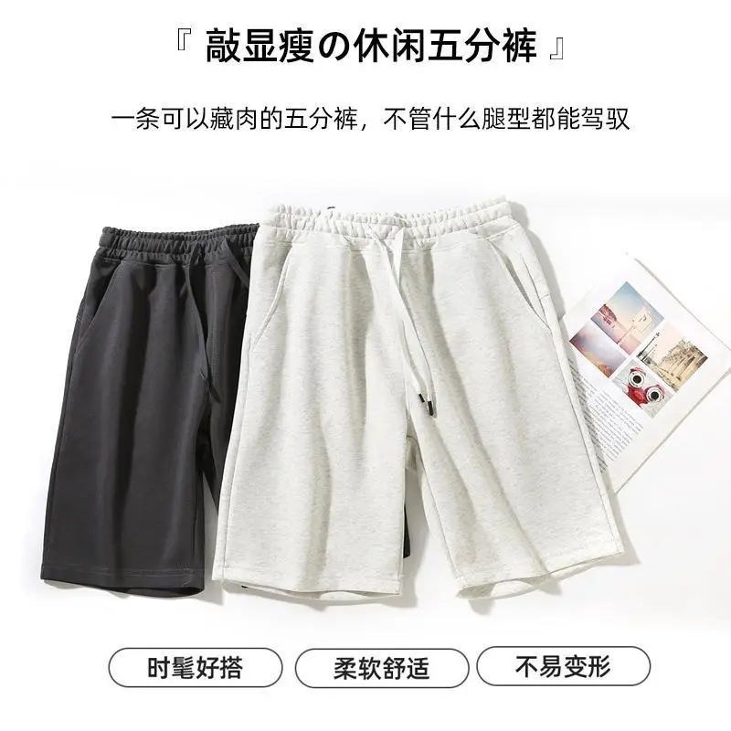 Summer Cotton Blend Plus Size Shorts - Image 9