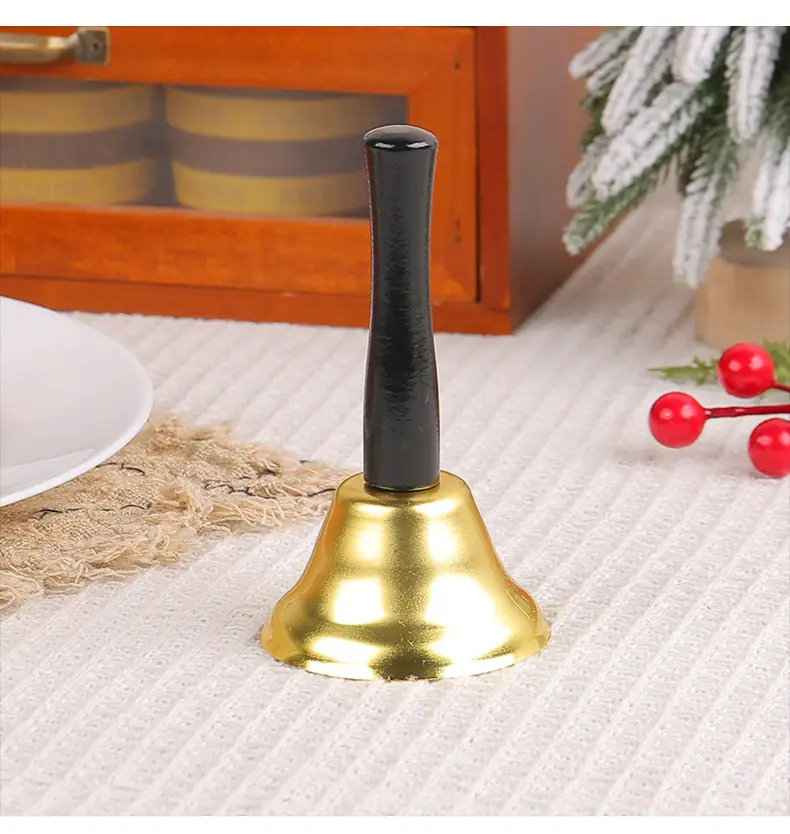 Christmas Hand Bell Gold Silver 49g — feature 8