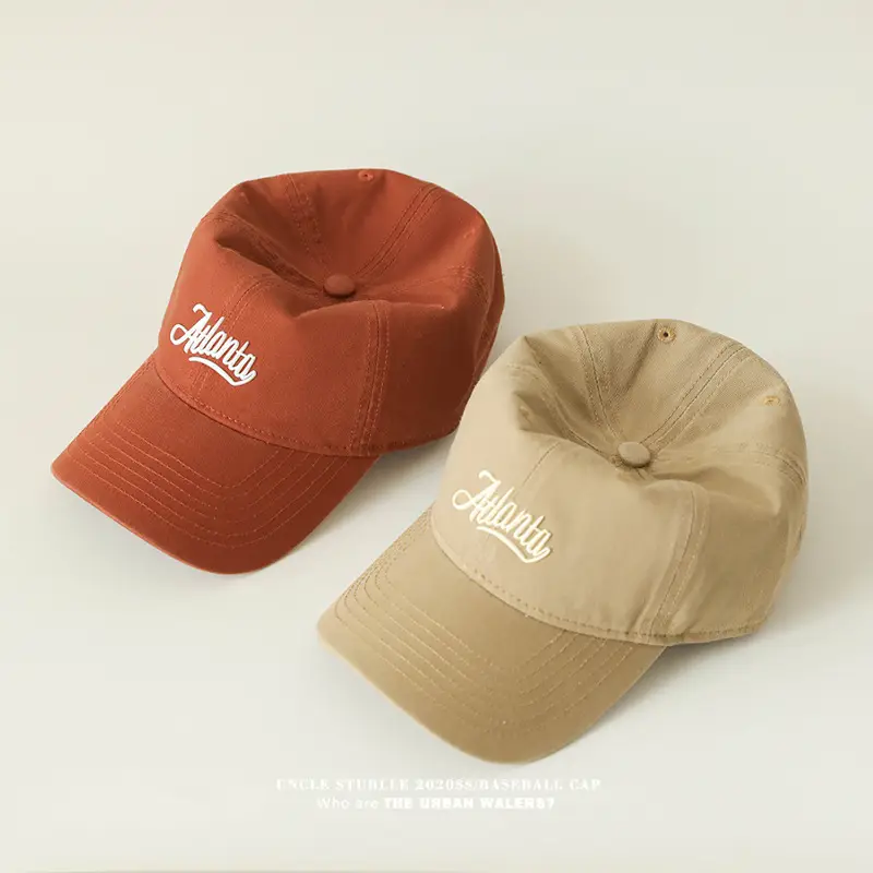 Men Women Pure Cotton Korean Style Baseball Cap Blue - Image 20