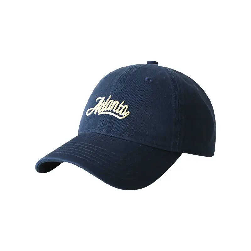 Men Women Pure Cotton Korean Style Baseball Cap Blue - Image 21