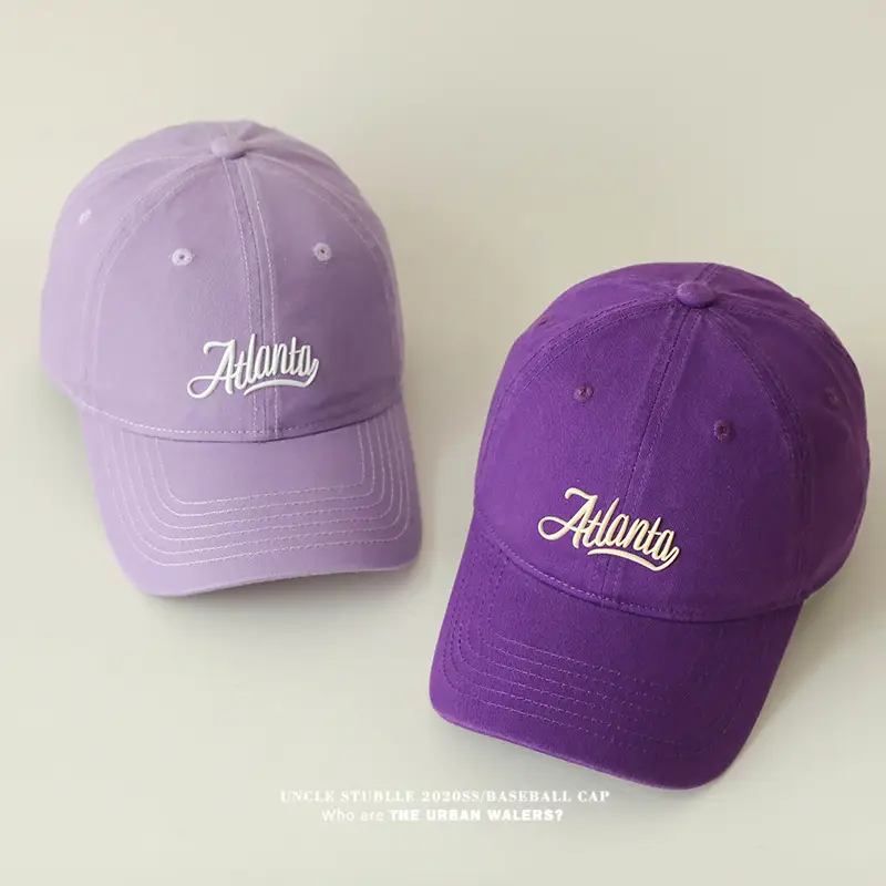 Men Women Pure Cotton Korean Style Baseball Cap Blue — feature 14