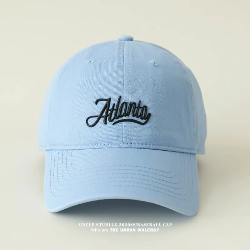 Men Women Pure Cotton Korean Style Baseball Cap Blue — feature 15