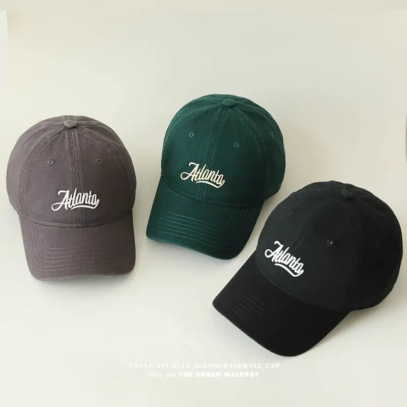 Men Women Pure Cotton Korean Style Baseball Cap Blue — feature 21