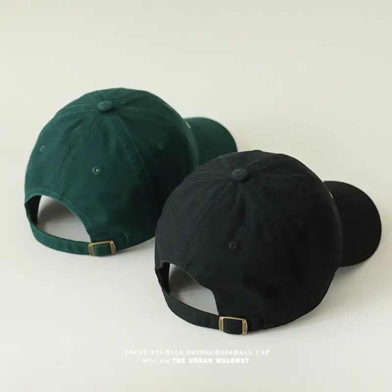 Men Women Pure Cotton Korean Style Baseball Cap Blue — feature 22