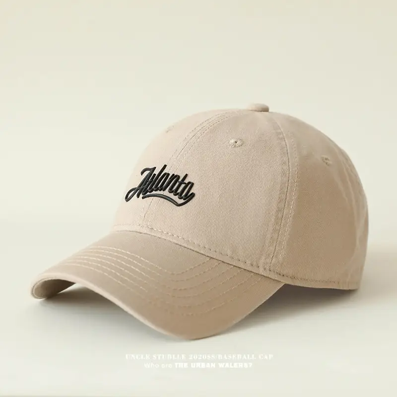 Men Women Pure Cotton Korean Style Baseball Cap Blue — feature 4