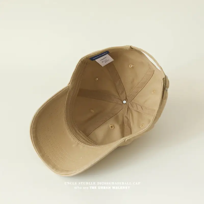 Men Women Pure Cotton Korean Style Baseball Cap Blue — feature 6