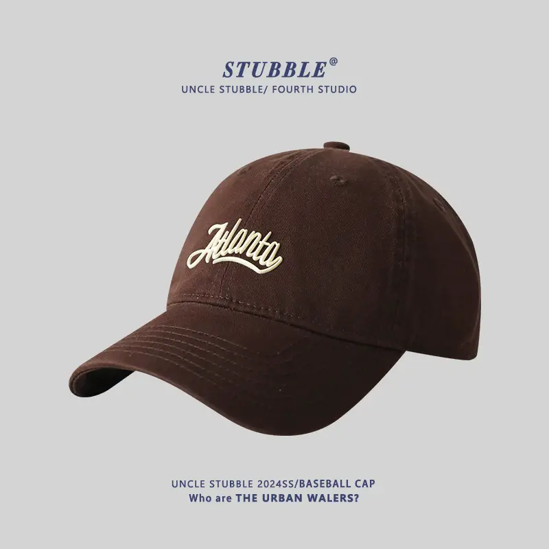 Men Women Pure Cotton Korean Style Baseball Cap Blue - Image 10