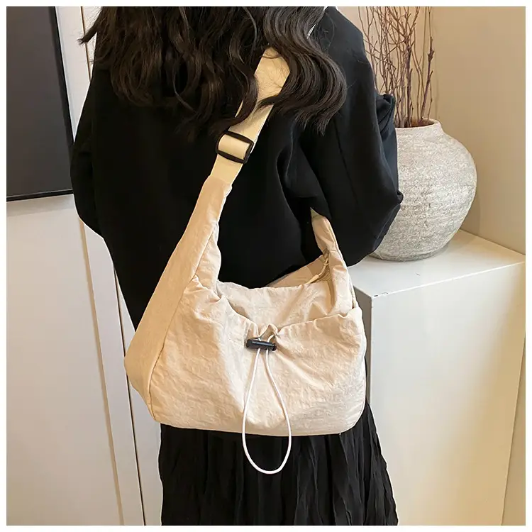 Black Nylon Shoulder Bag Women 2024 Casual Large Capacity — feature 10