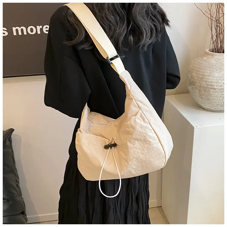 Black Nylon Shoulder Bag Women 2024 Casual Large Capacity — feature 11