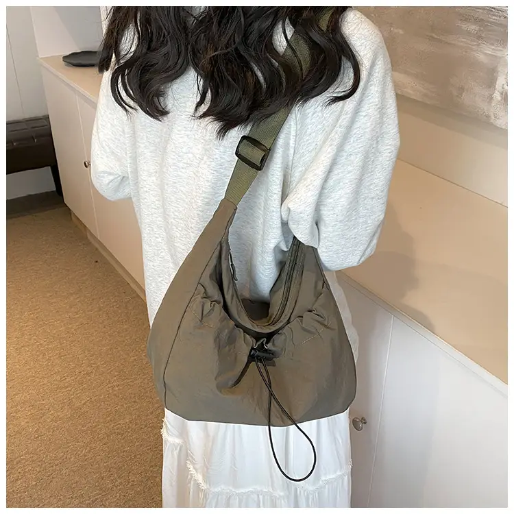 Black Nylon Shoulder Bag Women 2024 Casual Large Capacity — feature 14