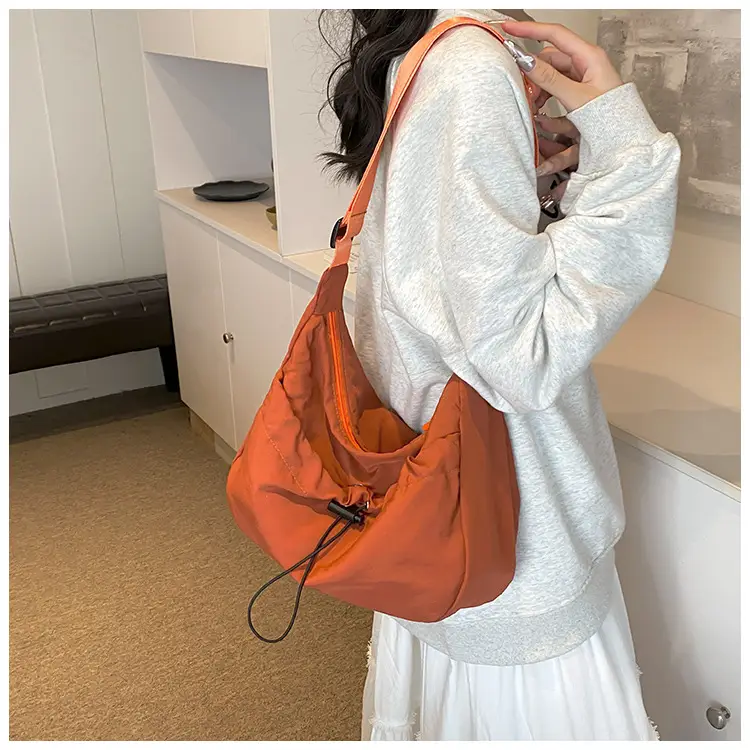Black Nylon Shoulder Bag Women 2024 Casual Large Capacity — feature 18