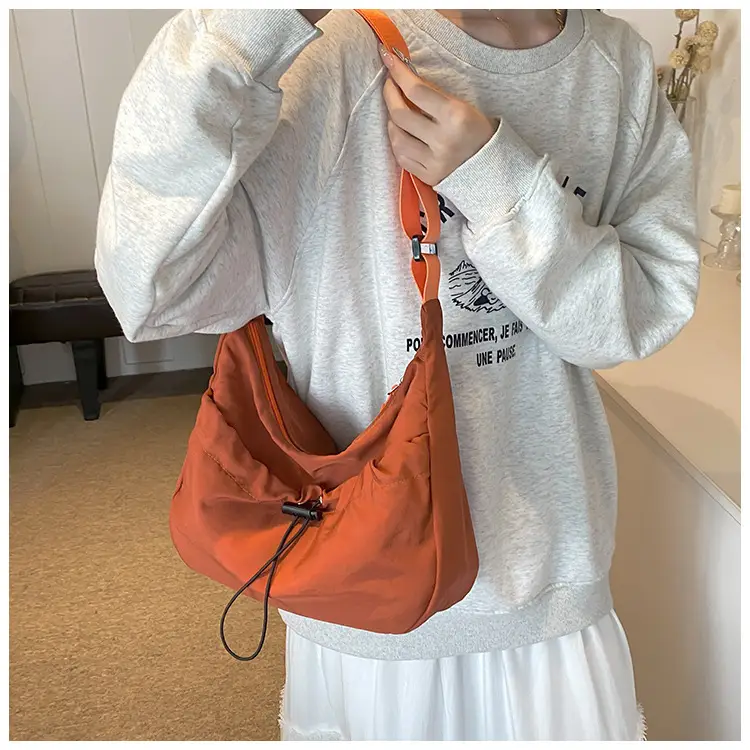 Black Nylon Shoulder Bag Women 2024 Casual Large Capacity — feature 19