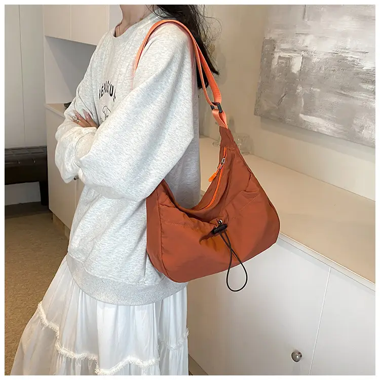 Black Nylon Shoulder Bag Women 2024 Casual Large Capacity — feature 20