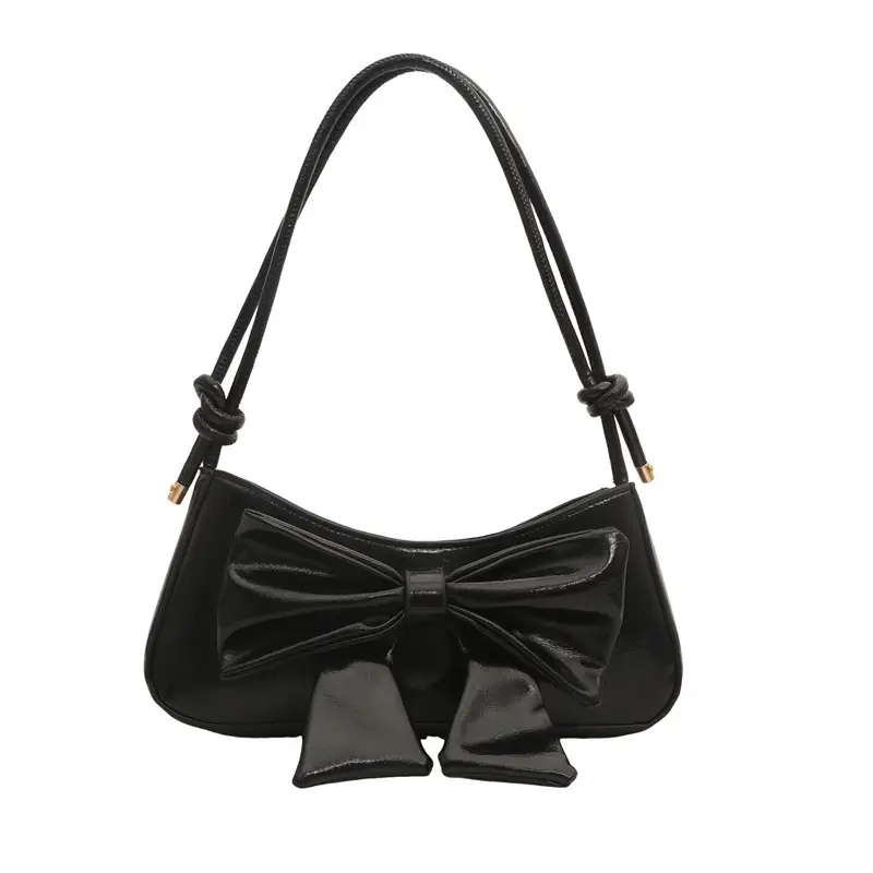 Pink Bow Shoulder Bag for Women 2025 Trendy - Image 9