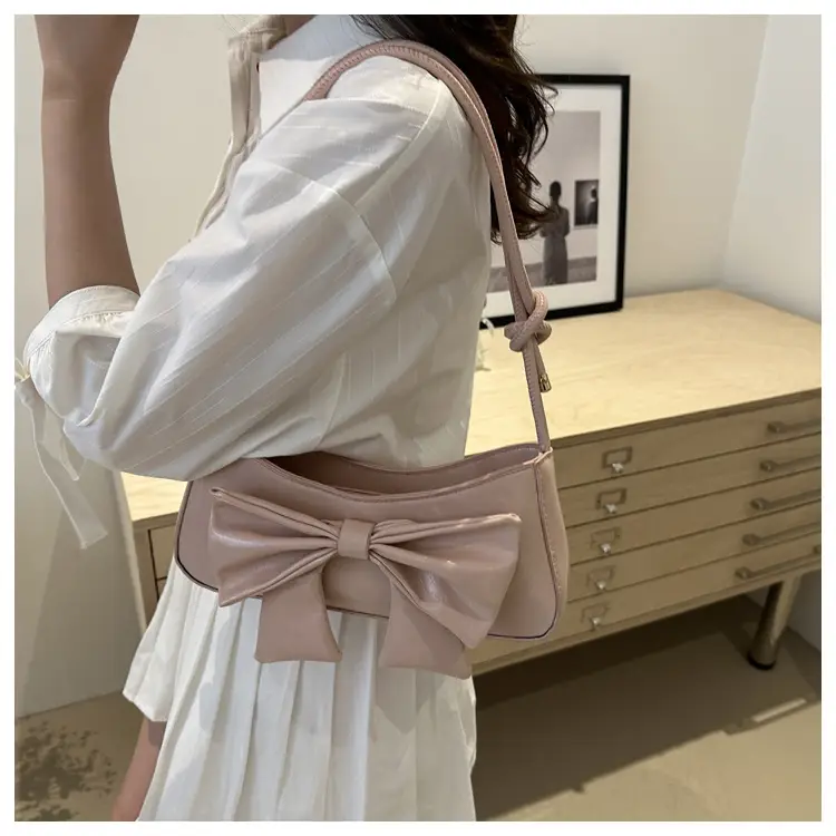 Pink Bow Shoulder Bag for Women 2025 Trendy — feature 13