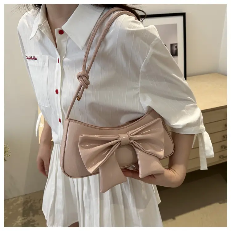 Pink Bow Shoulder Bag for Women 2025 Trendy — feature 14