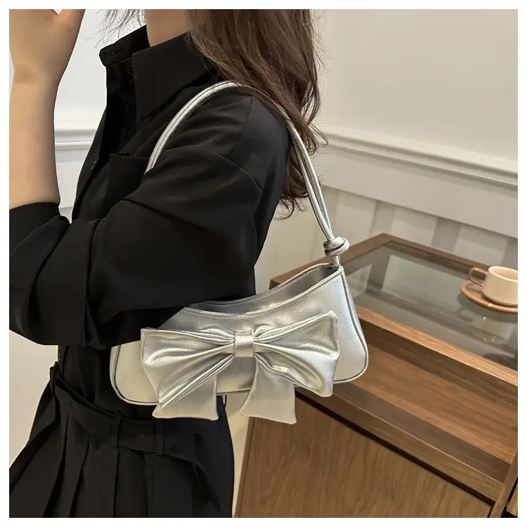 Pink Bow Shoulder Bag for Women 2025 Trendy — feature 8