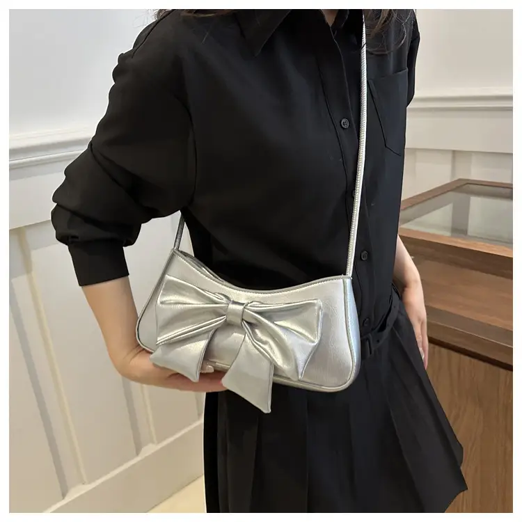 Pink Bow Shoulder Bag for Women 2025 Trendy — feature 9