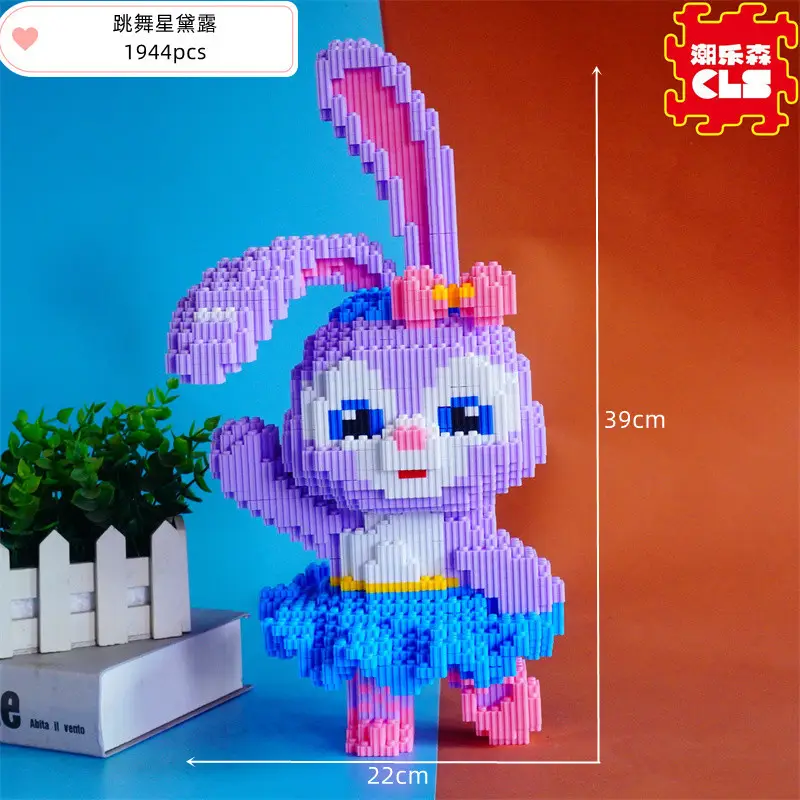 Small Particle Building Blocks Children's Summer Toys Night Market Stall Stitch Building Blocks 2024 New Model Girls' Series Building Blocks