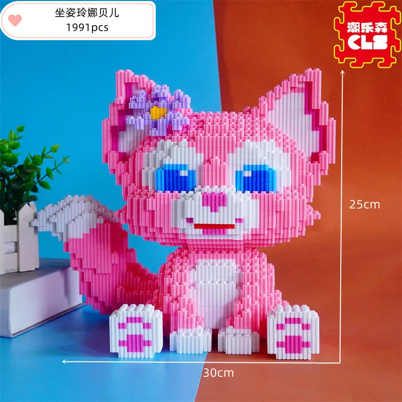 Small Particle Building Blocks Children's Summer Toys Night Market Stall Stitch Building Blocks 2024 New Model Girls' Series Building Blocks