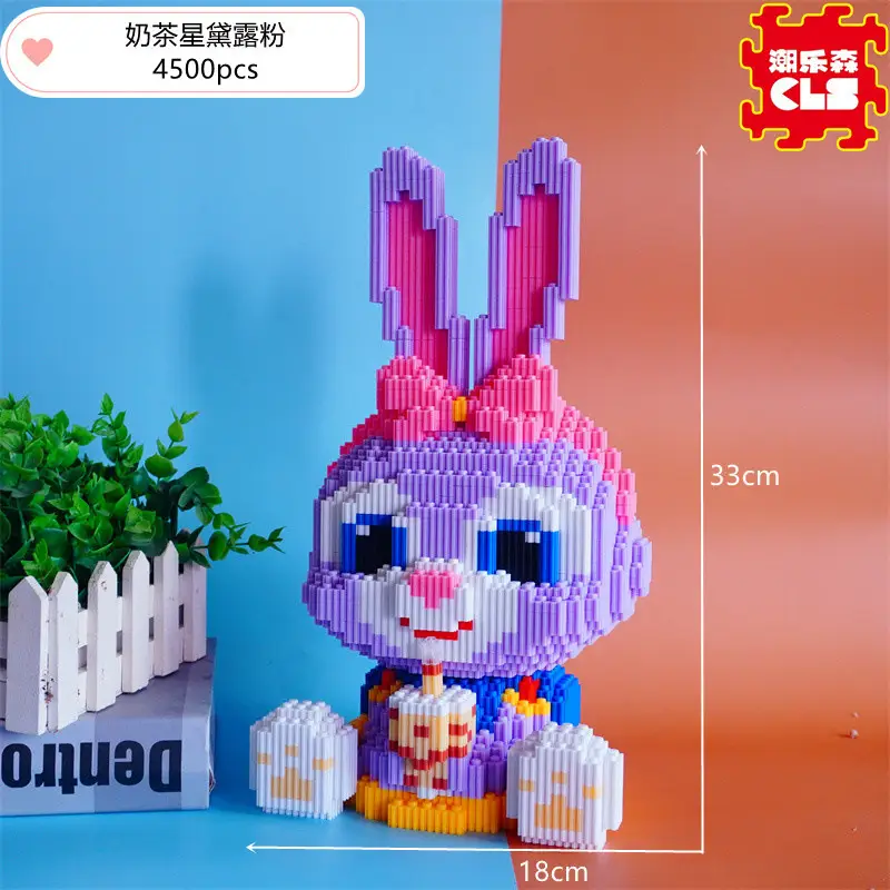 Small Particle Building Blocks Children's Summer Toys Night Market Stall Stitch Building Blocks 2024 New Model Girls' Series Building Blocks