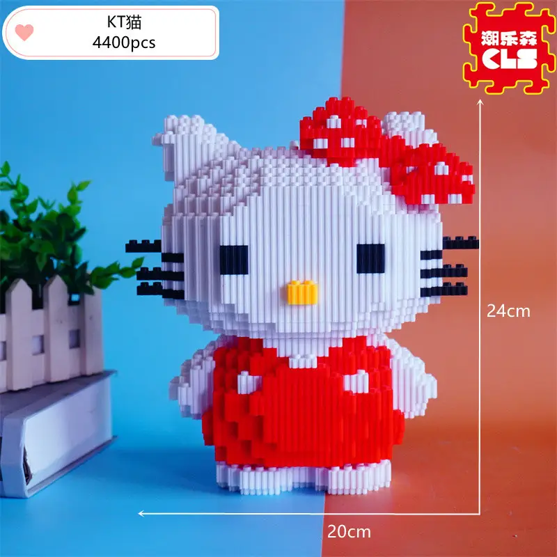 Small Particle Building Blocks Children's Summer Toys Night Market Stall Stitch Building Blocks 2024 New Model Girls' Series Building Blocks