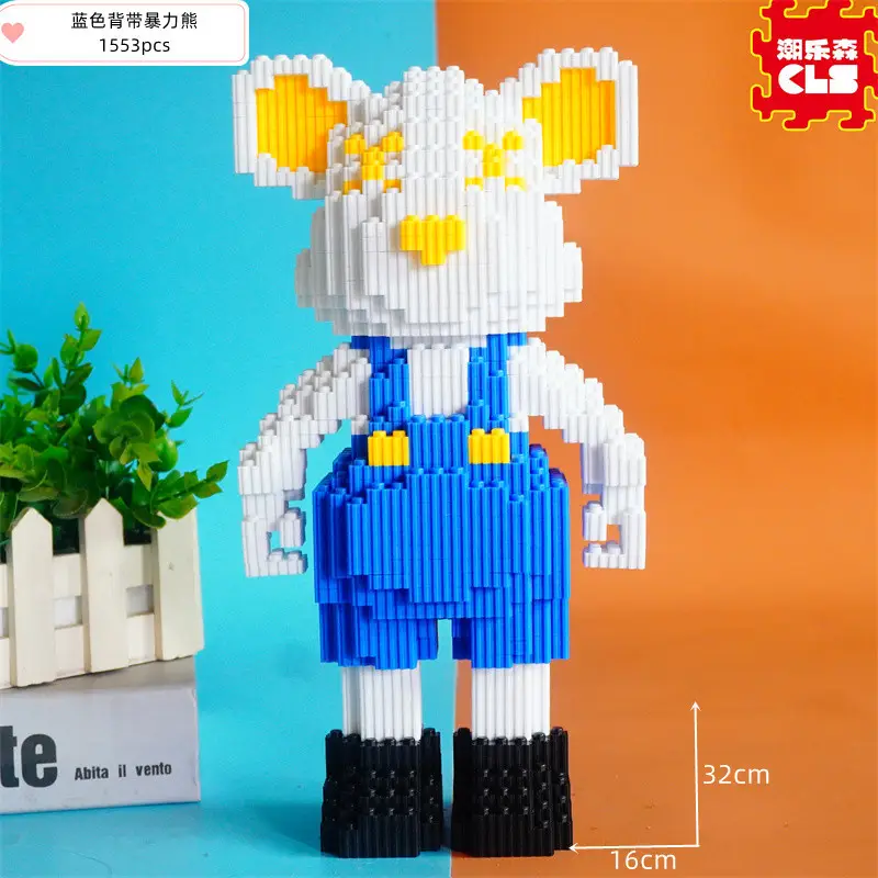 Small Particle Building Blocks Children's Summer Toys Night Market Stall Stitch Building Blocks 2024 New Model Girls' Series Building Blocks