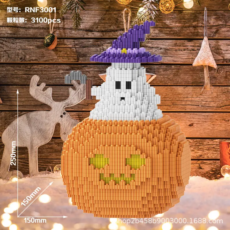Small Particle Building Blocks Children's Summer Toys Night Market Stall Stitch Building Blocks 2024 New Model Girls' Series Building Blocks