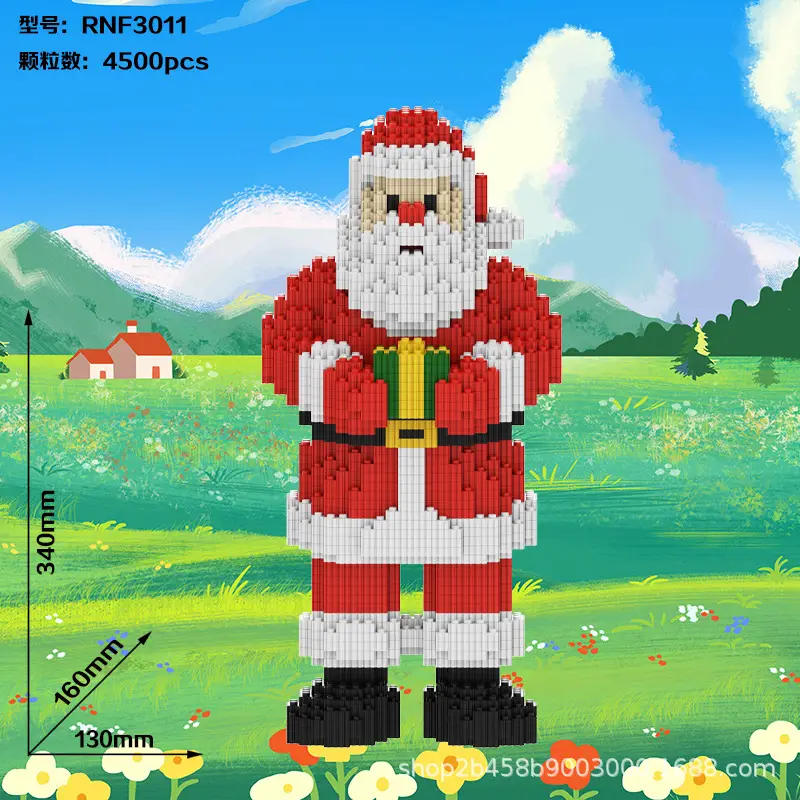 Small Particle Building Blocks Children's Summer Toys Night Market Stall Stitch Building Blocks 2024 New Model Girls' Series Building Blocks