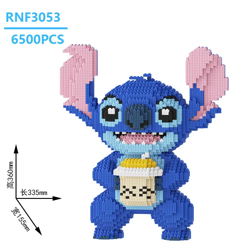 Small Particle Building Blocks Children's Summer Toys Night Market Stall Stitch Building Blocks 2024 New Model Girls' Series Building Blocks