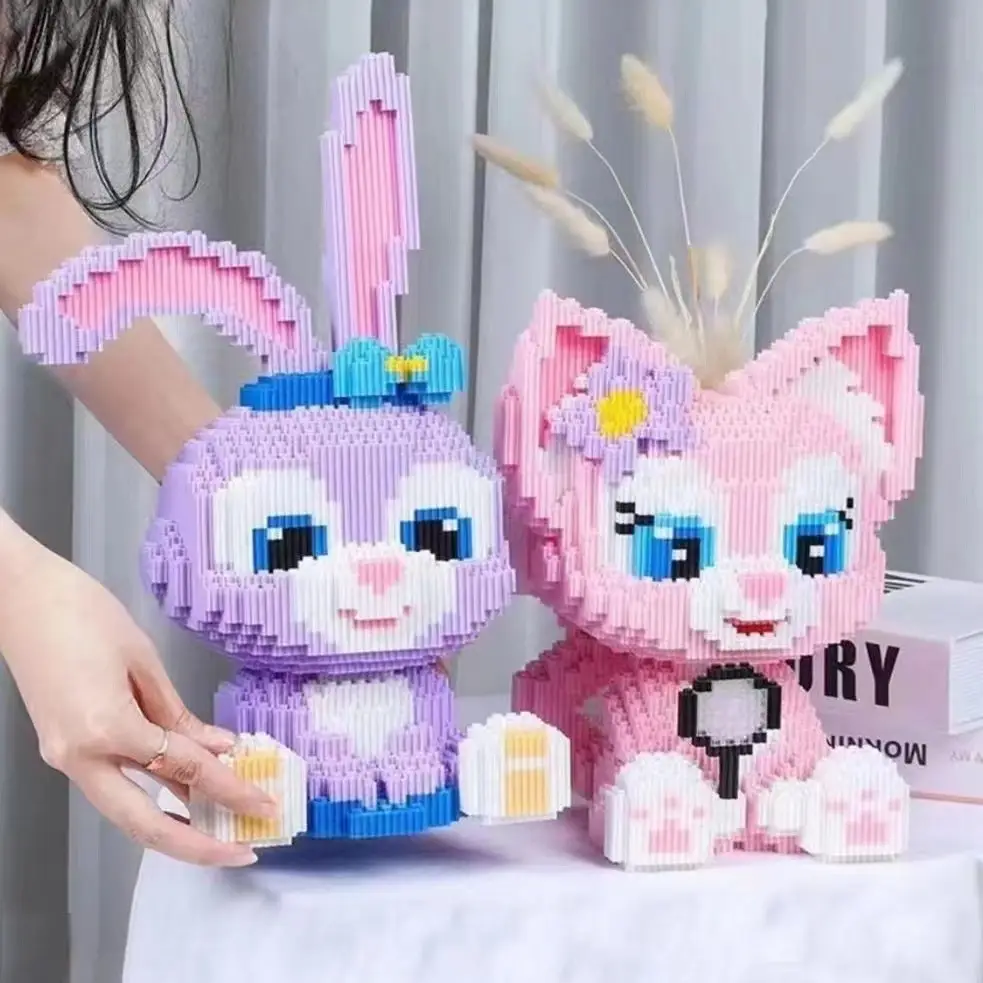 Small Particle Building Blocks Children's Summer Toys Night Market Stall Stitch Building Blocks 2024 New Model Girls' Series Building Blocks