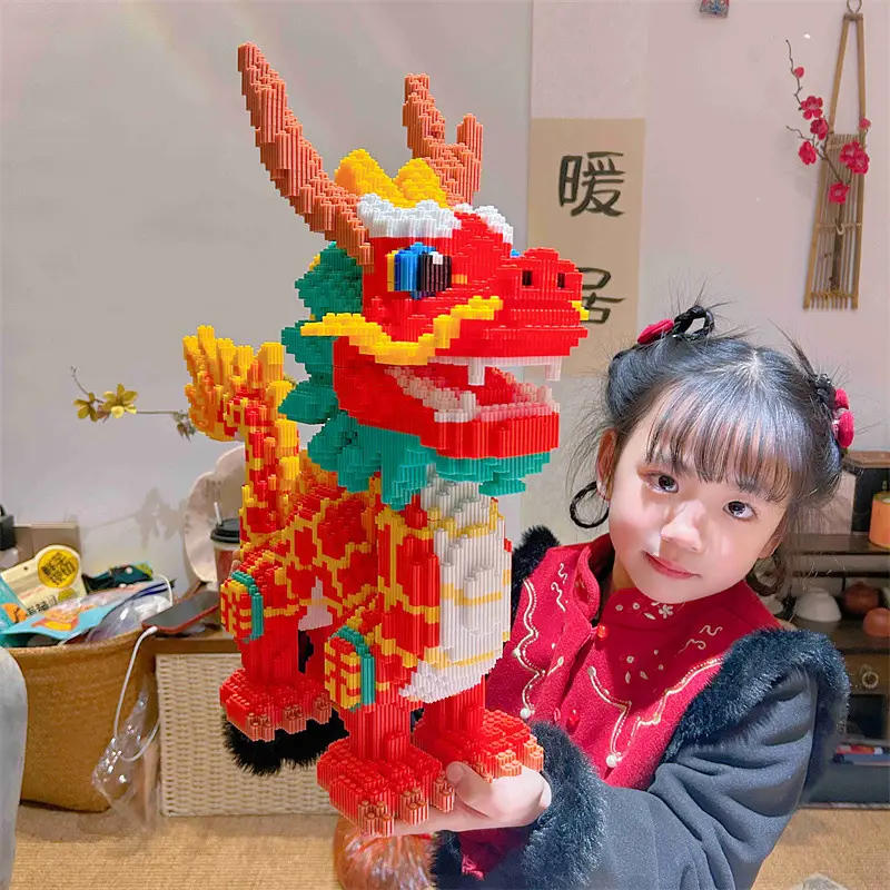 Small Particle Building Blocks Children's Summer Toys Night Market Stall Stitch Building Blocks 2024 New Model Girls' Series Building Blocks