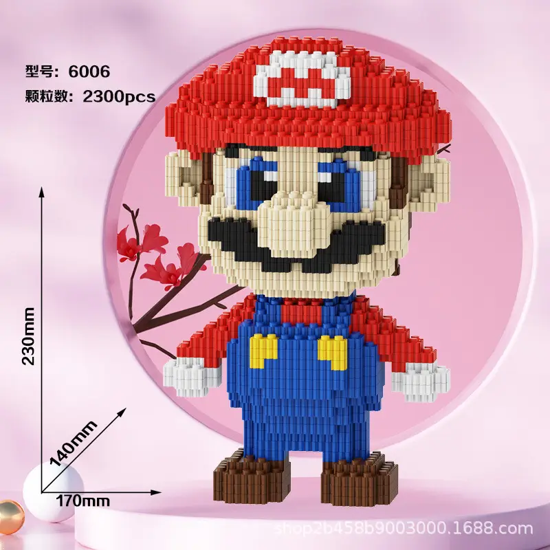 Small Particle Building Blocks Children's Summer Toys Night Market Stall Stitch Building Blocks 2024 New Model Girls' Series Building Blocks