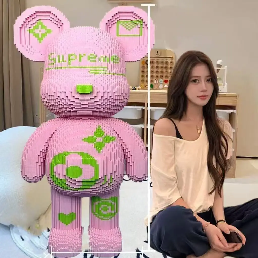 Small Particle Building Blocks Children's Summer Toys Night Market Stall Stitch Building Blocks 2024 New Model Girls' Series Building Blocks