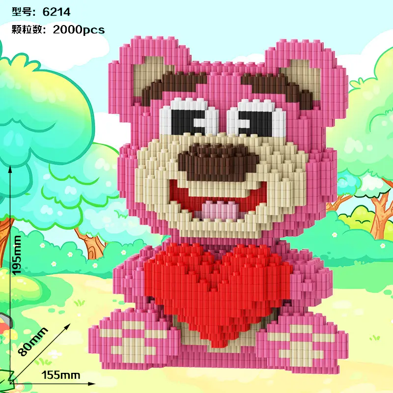 Small Particle Building Blocks Children's Summer Toys Night Market Stall Stitch Building Blocks 2024 New Model Girls' Series Building Blocks