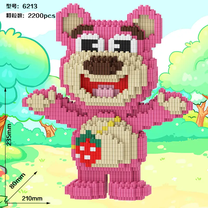 Small Particle Building Blocks Children's Summer Toys Night Market Stall Stitch Building Blocks 2024 New Model Girls' Series Building Blocks