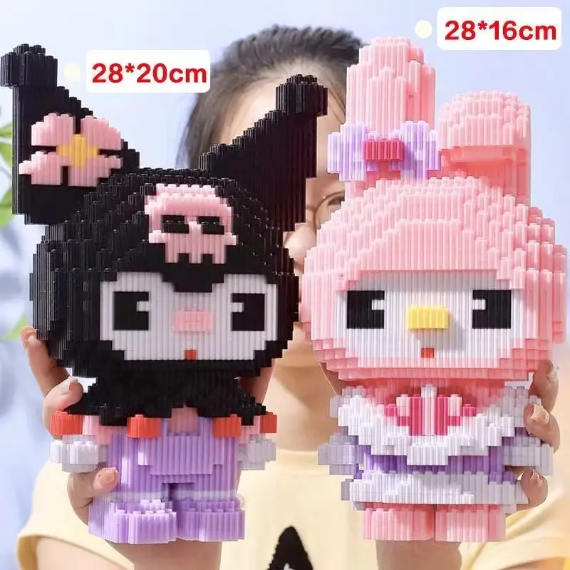 Small Particle Building Blocks Children's Summer Toys Night Market Stall Stitch Building Blocks 2024 New Model Girls' Series Building Blocks