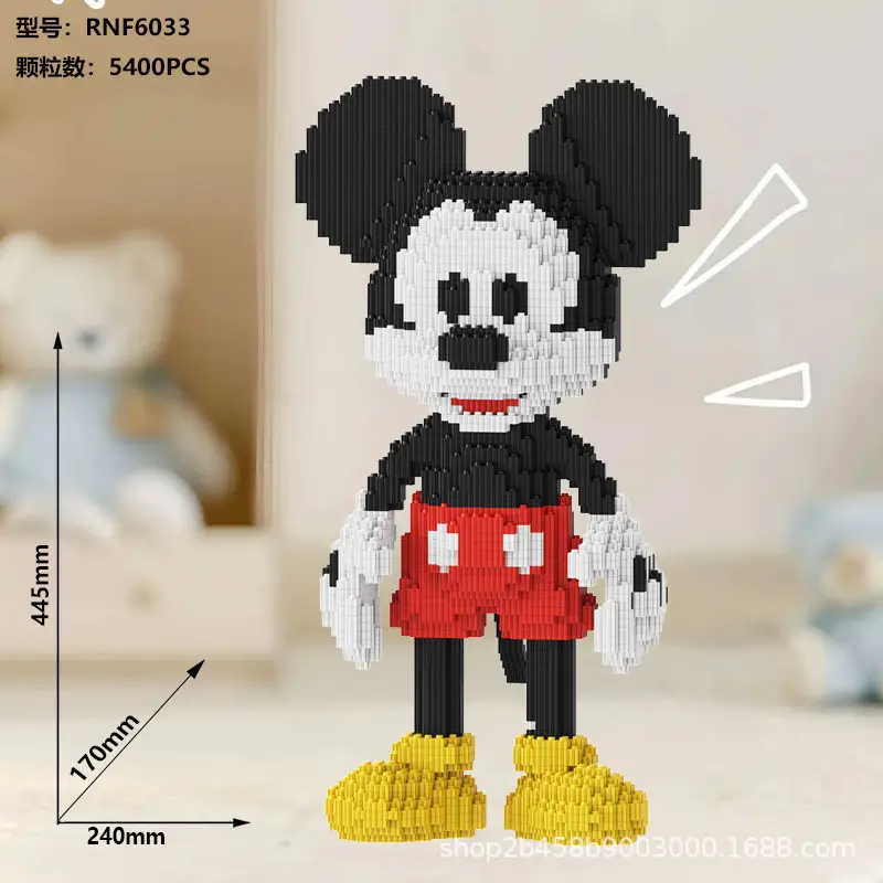 Small Particle Building Blocks Children's Summer Toys Night Market Stall Stitch Building Blocks 2024 New Model Girls' Series Building Blocks