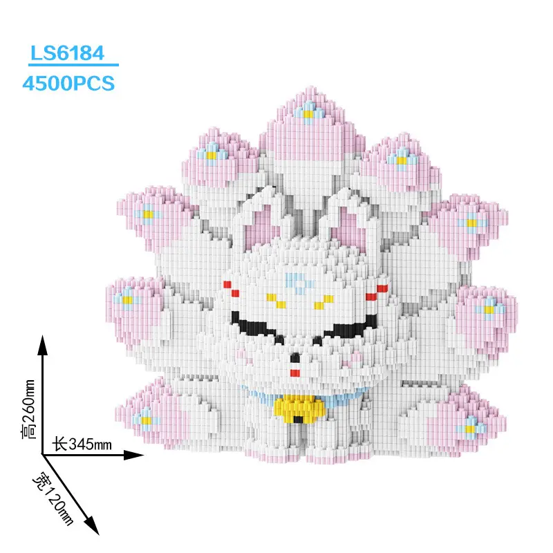 Small Particle Building Blocks Children's Summer Toys Night Market Stall Stitch Building Blocks 2024 New Model Girls' Series Building Blocks