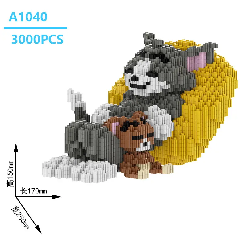 Small Particle Building Blocks Children's Summer Toys Night Market Stall Stitch Building Blocks 2024 New Model Girls' Series Building Blocks