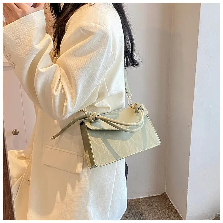 Women Square Bag Light Green 2025 Trendy Shoulder Crossbody — feature 13