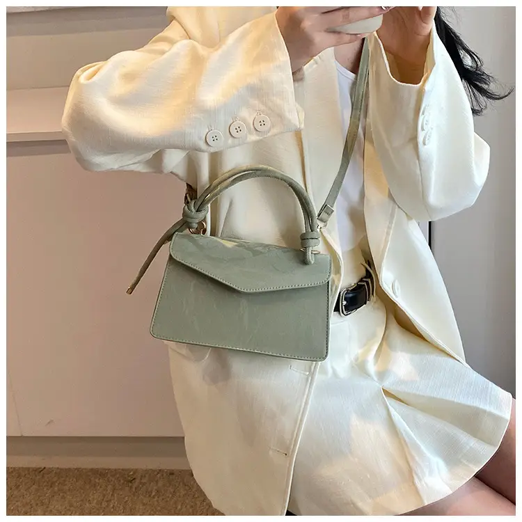 Women Square Bag Light Green 2025 Trendy Shoulder Crossbody — feature 14