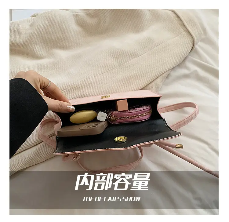 Women Square Bag Light Green 2025 Trendy Shoulder Crossbody — feature 2