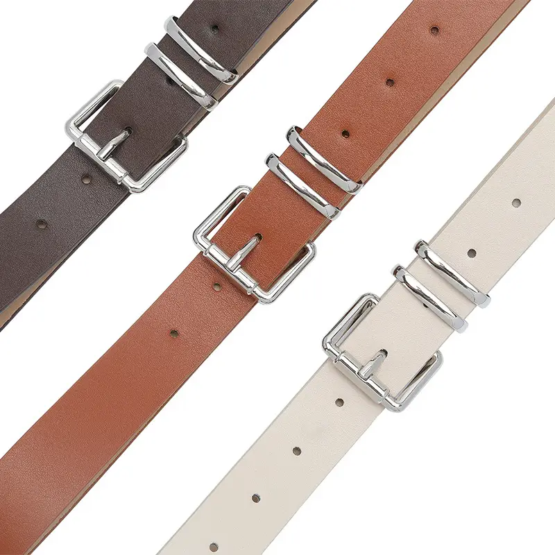 Women's Silver Pin Buckle Belt All Colors - Image 7