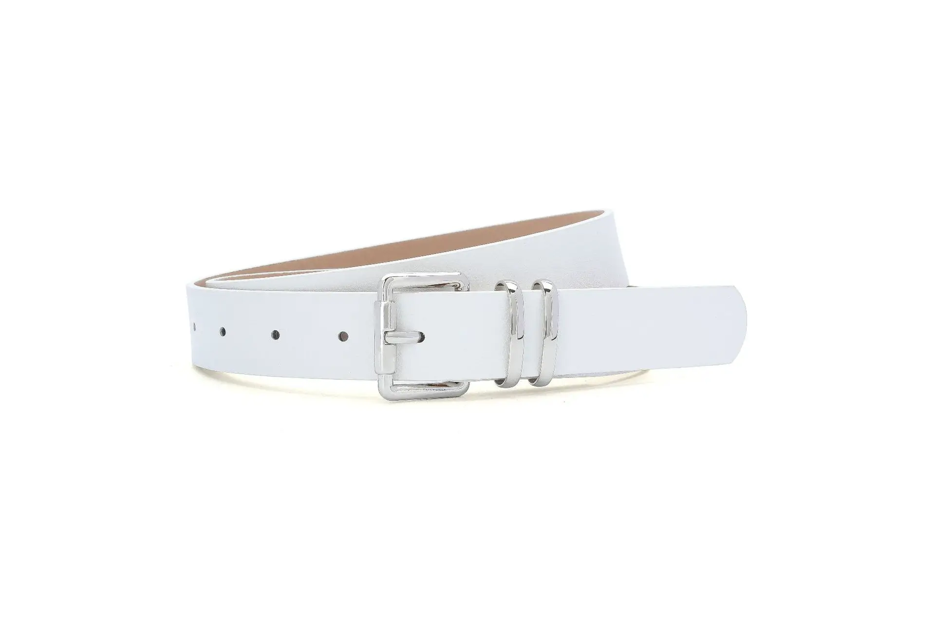 Women's Silver Pin Buckle Belt All Colors - Image 2