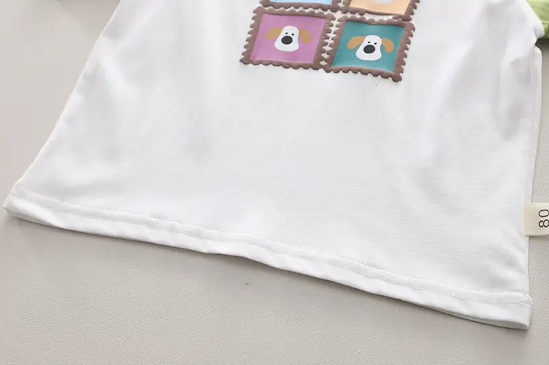 Cartoon Korean Boys T-Shirt Shorts Set Maroon 2024 โ feature 9